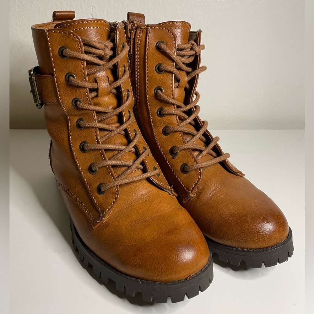 SO women’s faux leather boots, in brown - Picture 2 of 5